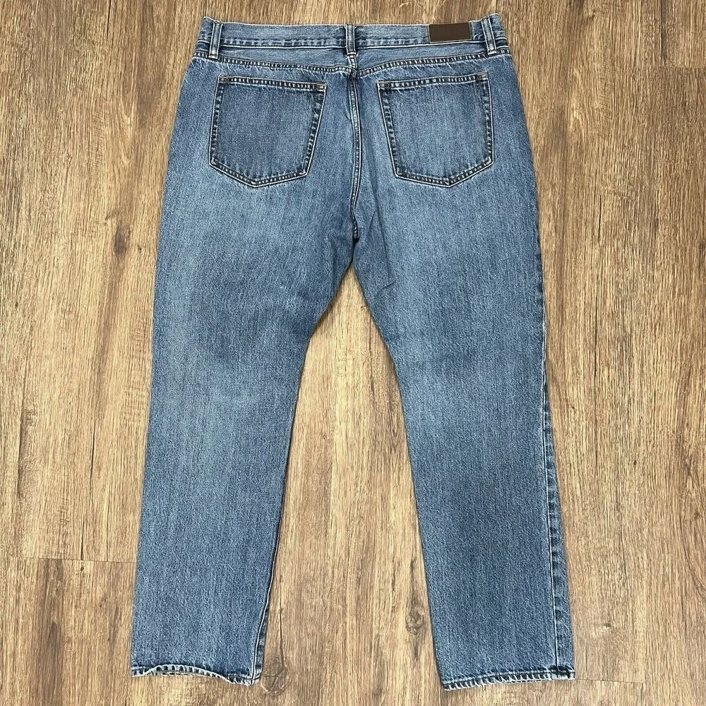 J.CREW Size 36x28 Jeans Driggs‎ Slim Fit 100% Cotton Denim Blue C9885 Straight